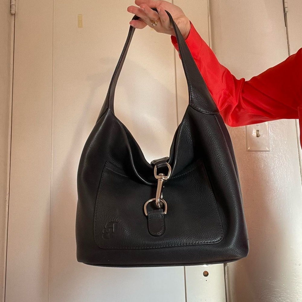 Dooney & Bourke Black Leather Hobo Bag